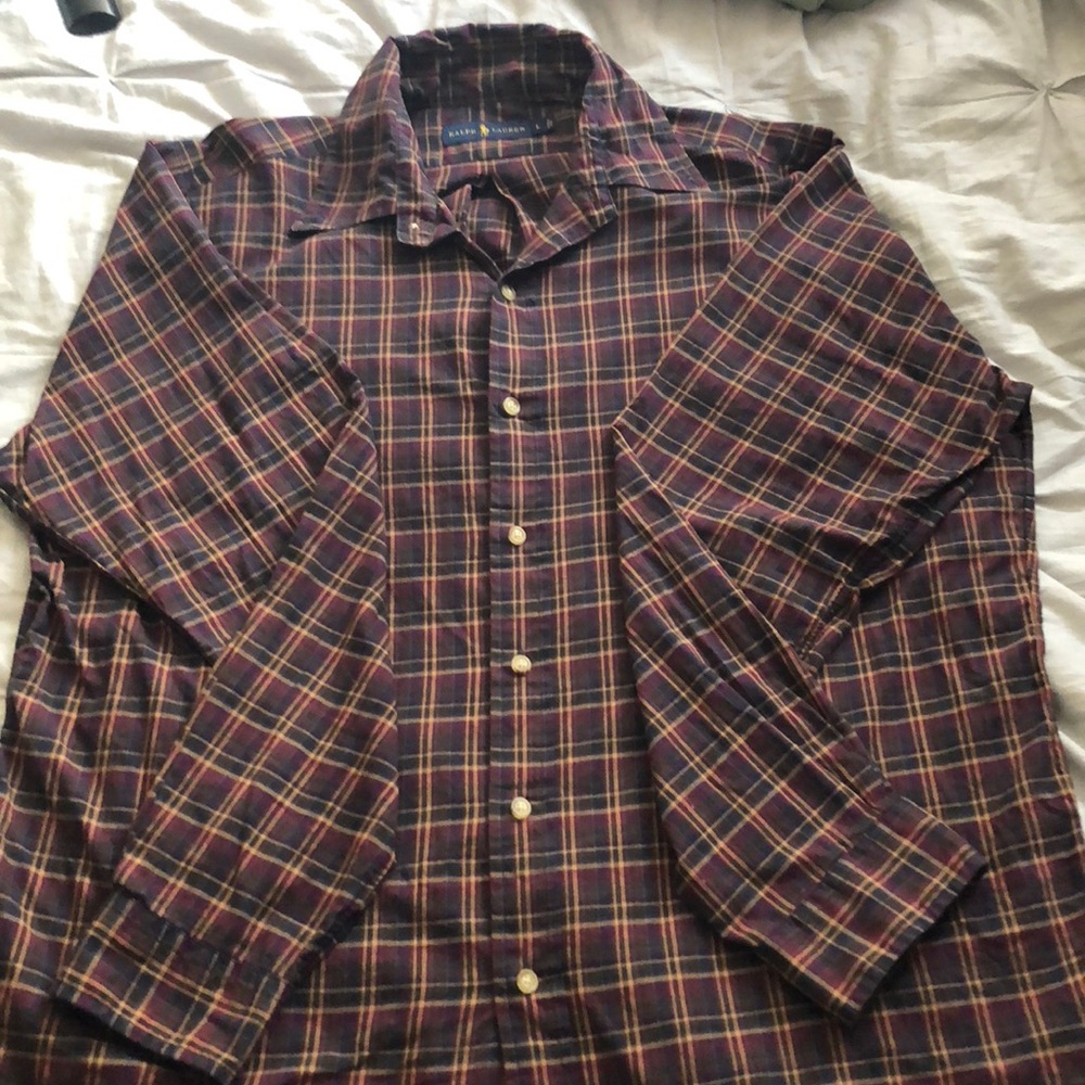 Plaid polo